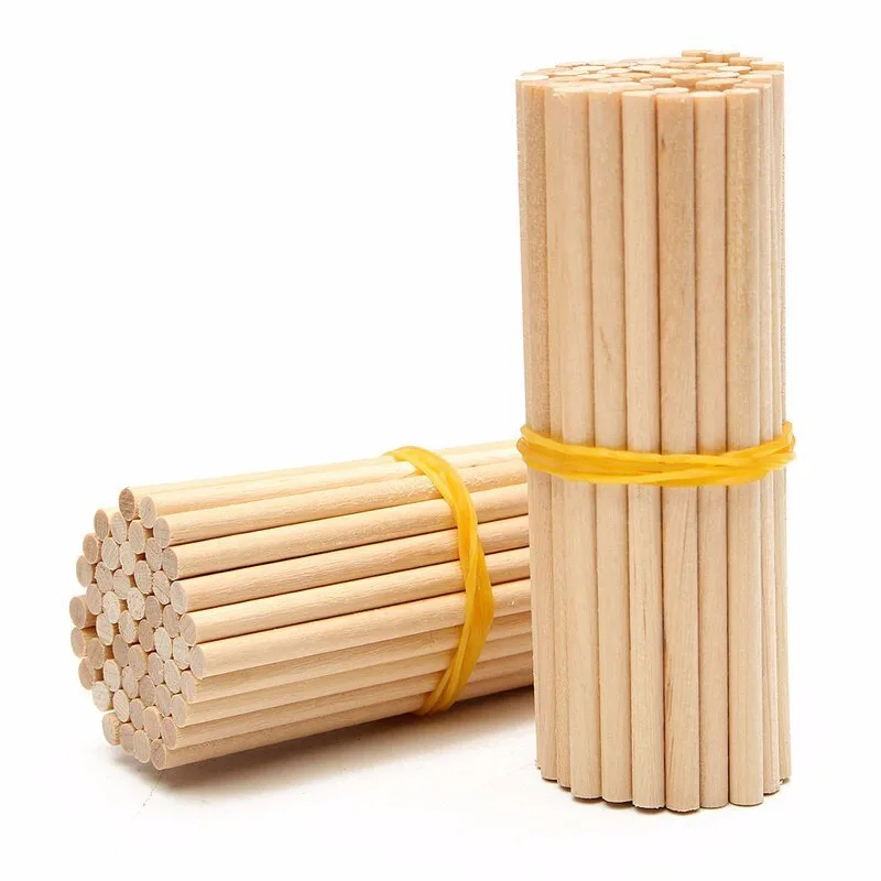 Round Natural Bamboo Sticks 2mm diameter 35cm long Crafting Bamboo Strips for DIY for bamboo products