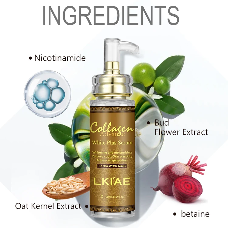 LKIAE Beauty Whitening Body Serum Serum Natural Moisturizing Skin Brightening Organic Collagen Kojic Acid Serums