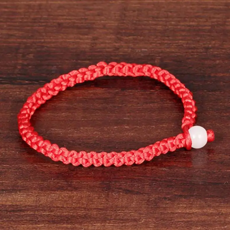 Protection  Handmade Beads Clasp Red Rope Cord Thread String Bracelets Friendship Jewelry