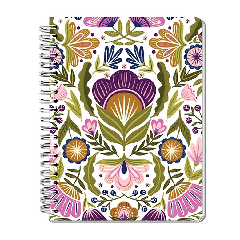 
Hard cover daily weekly planner journals custom printed spiral note book a4 size school 