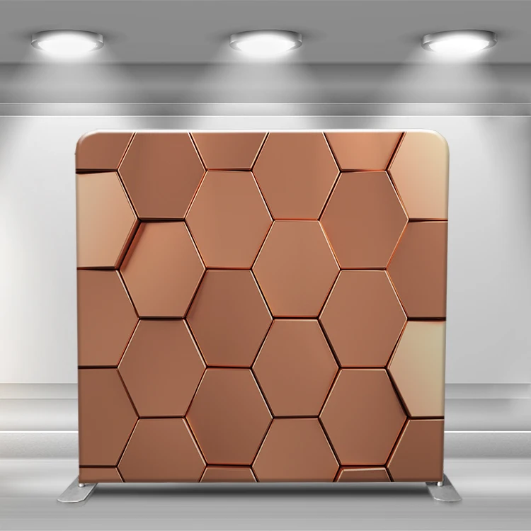 Customized straight tension fabric pillow case printed photography backdrop stand