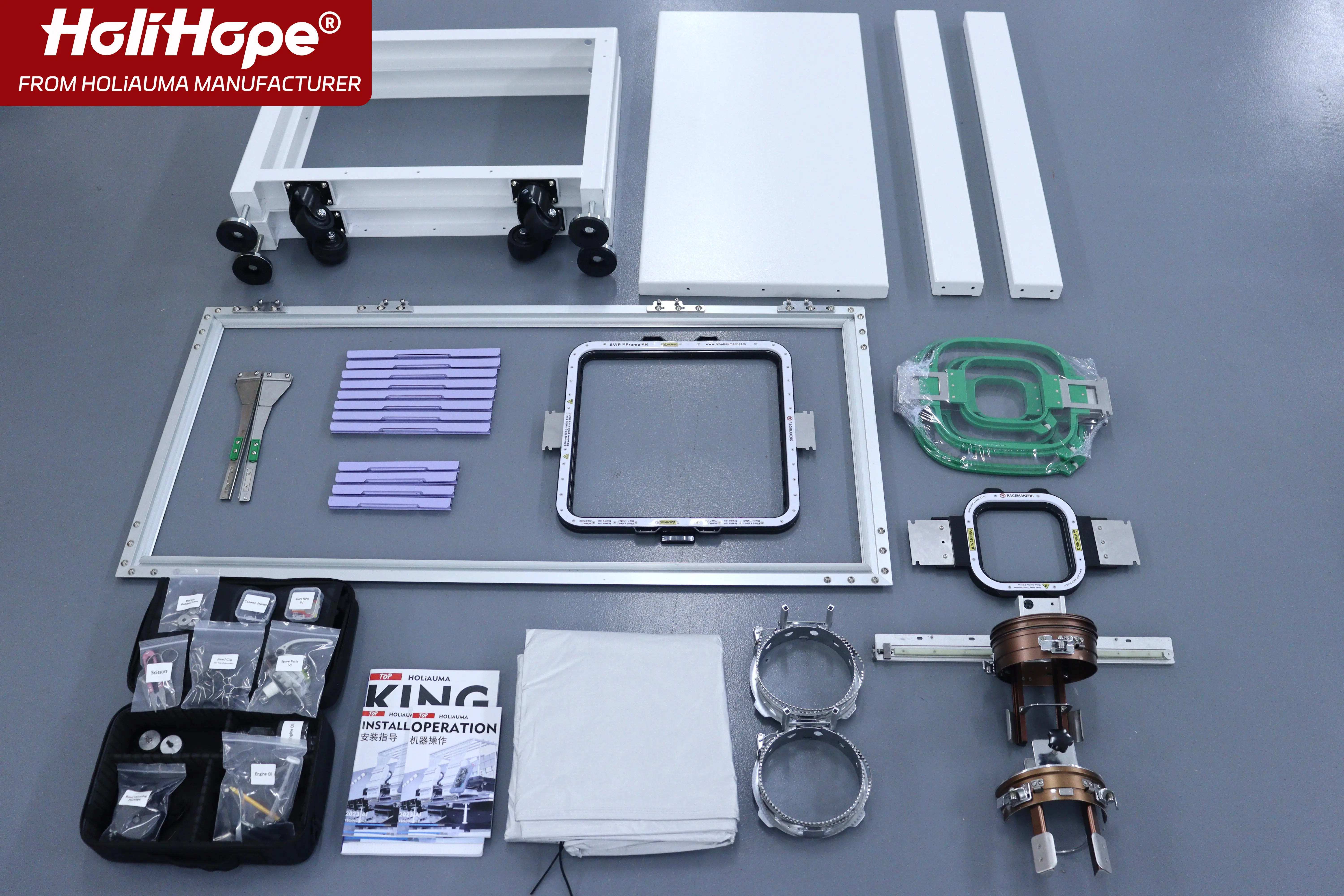 10 years warranty Holiauma Holihope 3D hat embroidery machine single head 15 color embroidery making machine better than brother