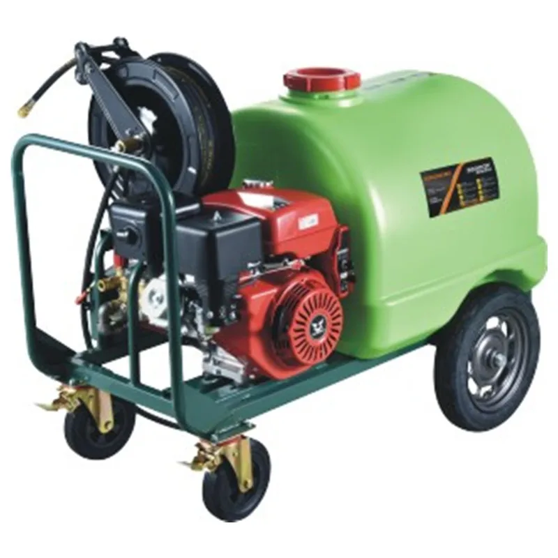 Mobile Car Pressure Washer with Powerful Gasoline Engine. 300L Water tank, 250BAR Working Pressure for Car Wash Business