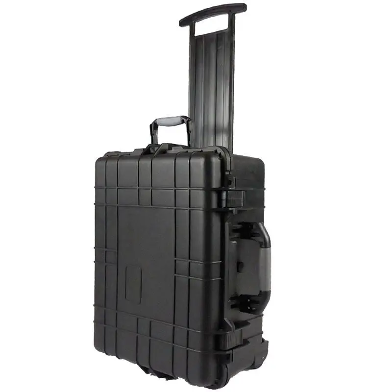 Plastic equipment case with foam insert /Plastic trolley case HTC023-1