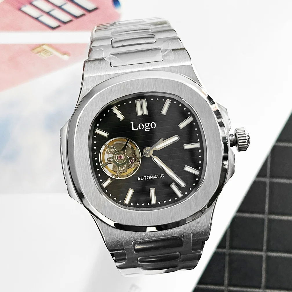 2024 hot seller Japan Seiko NH38 skeleton movement mod Luminous Mechanical men luxury designer Watches