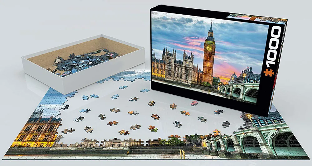 Высококачественные красивые персонализированные пазлы с изображением города Биг-Бен