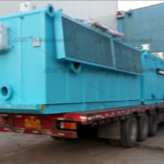 Production and processing mud mixing tank, drilling mud treatment tank