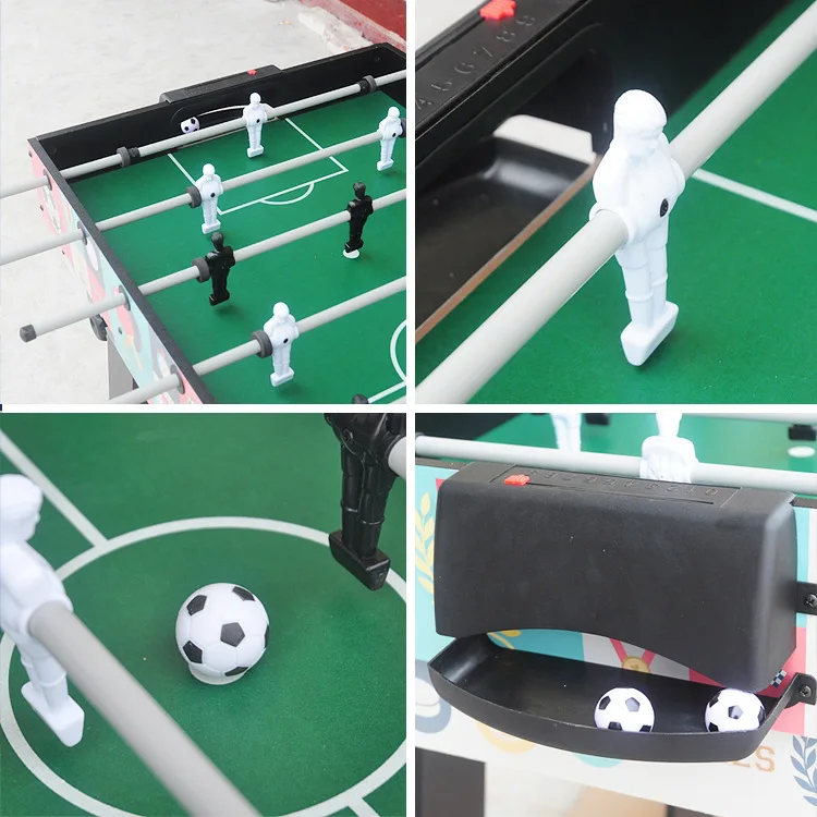 hot selling Home entertainment 4 in 1 table game set pool game with soccer table and air hockey  and PingPong game