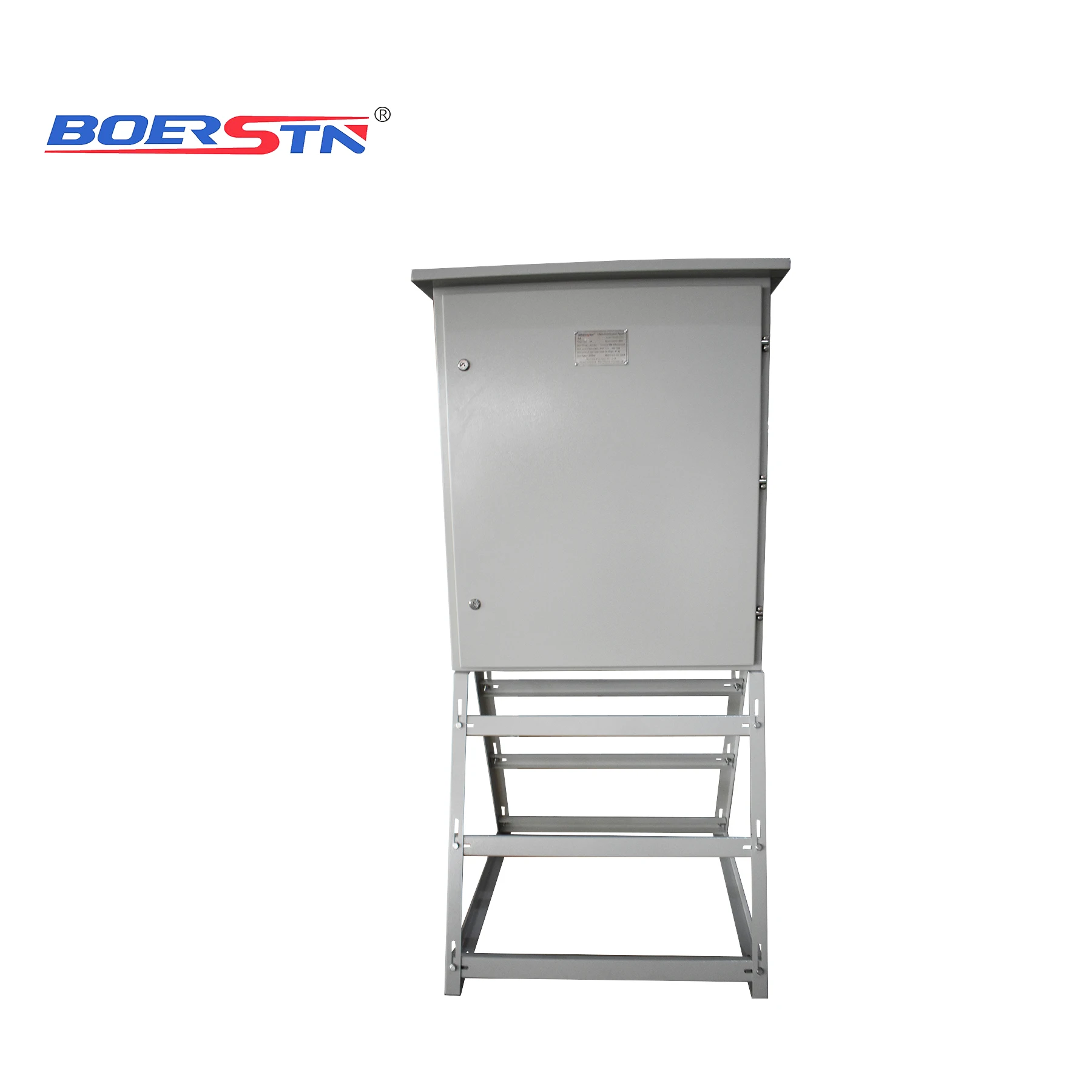 Outdoor Electric Main Distribution Panel Board With NEMA 3R Metal Enclosure and Stands