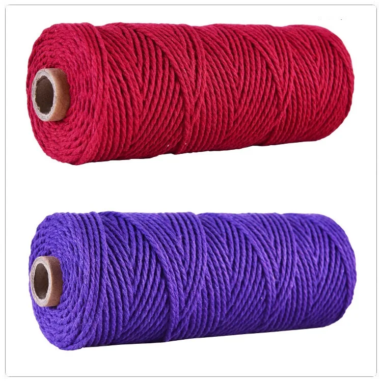 Handcrafts Anti-pilling 100% Cotton Rope Cord Macrame