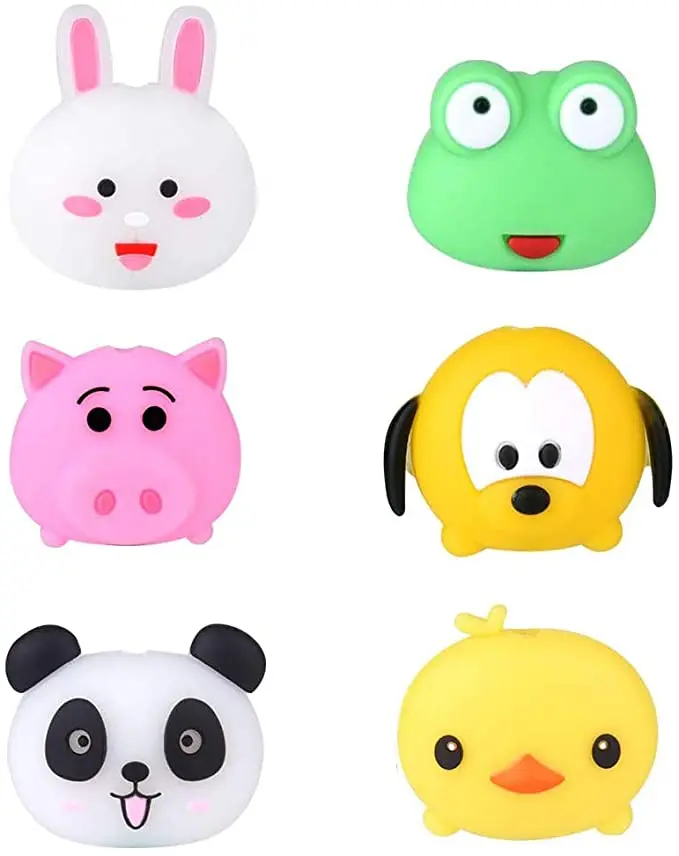 Cartoon Cable Protector Buddies Chomper Cute Dream Phone Cable Accessory Protects Soft Silicone Cable Winder