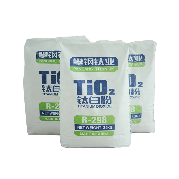 Manufacturers direct Sichuan Pangang R-298 rutile titanium dioxide coating plastic