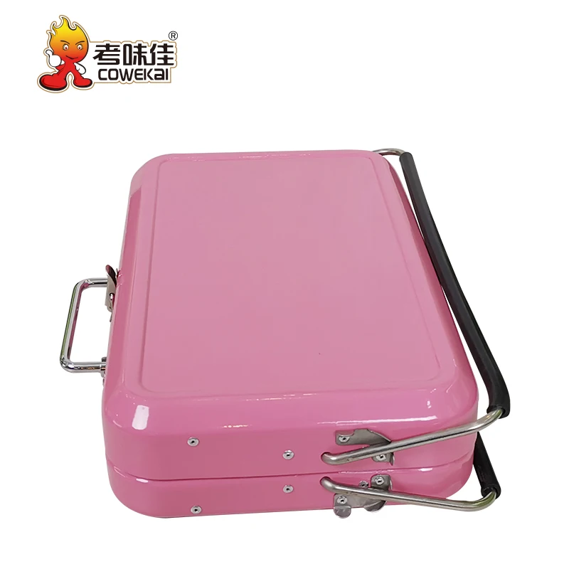 Commercial Outdoor Camping Korean Japanese Kebab Grill Portable Stainless Steel Charcoal BBQ Grill