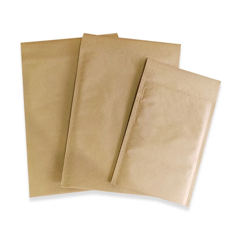 Custom brown honeycomb paper envelope bags biodegradable honeycomb cushion padded mailers