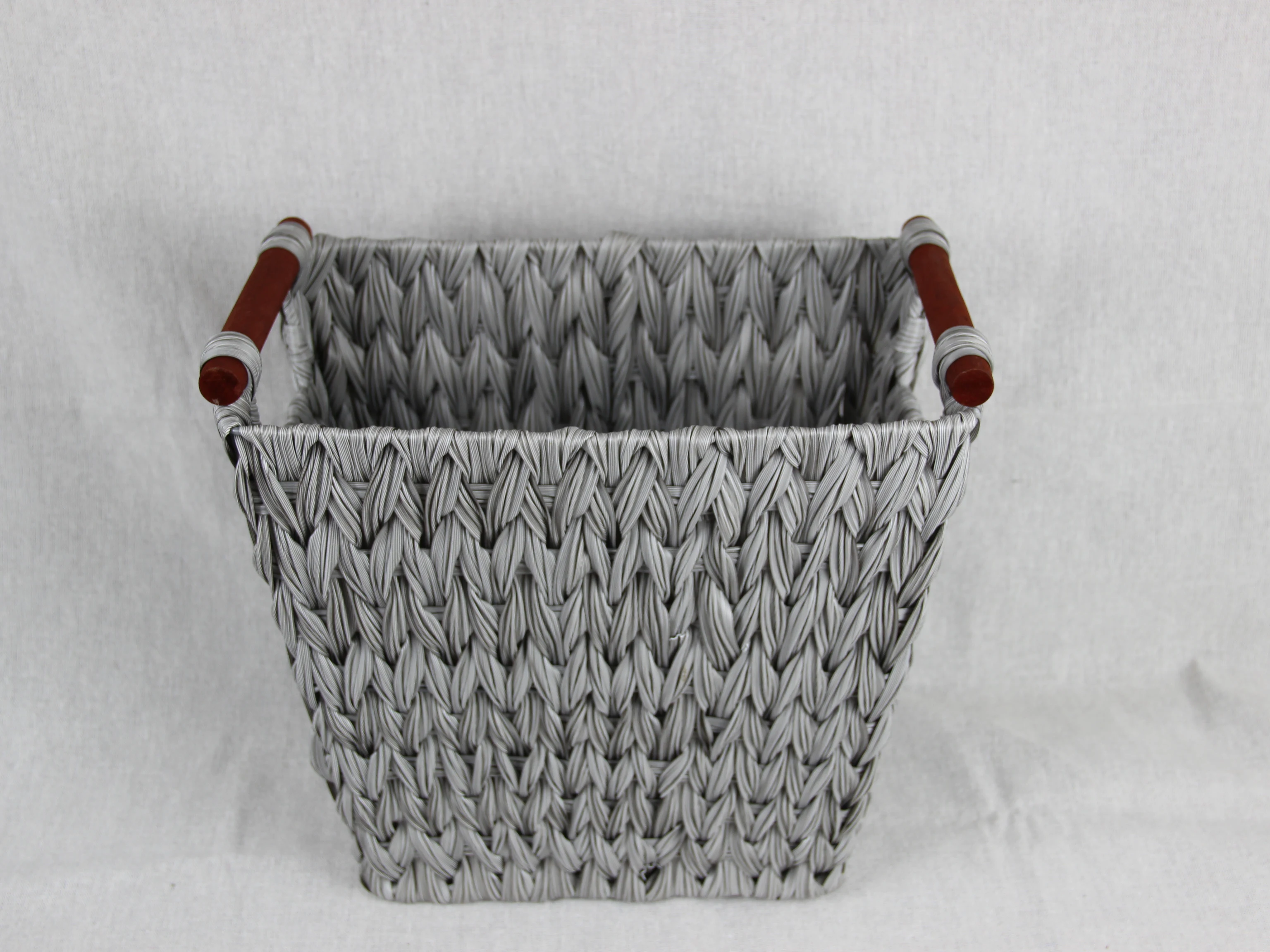 Bedroom Bathroom Kitchen Plastic Rattan Wicker Baskets Plastic And Wire Woven Storage Basket
