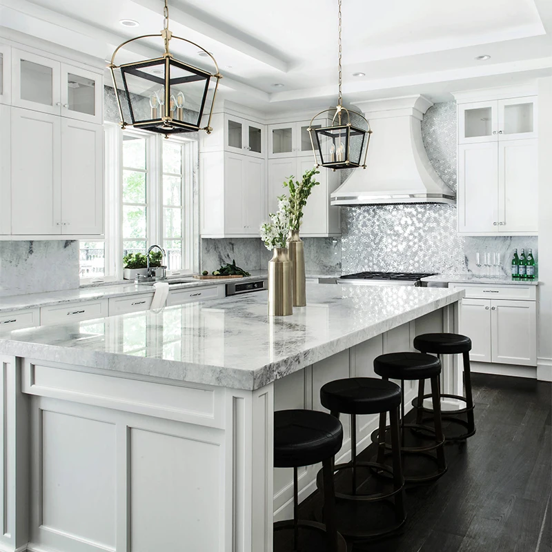 Luxury Modern Solid Wood Wholesale Kitchen Corner Cabinet