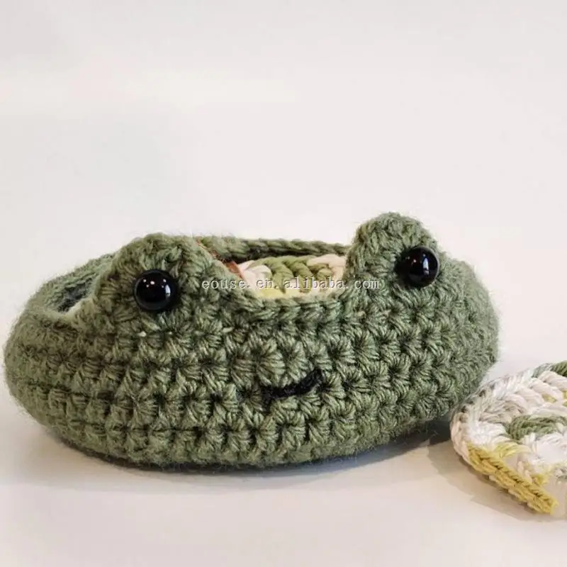 Cute Animal Macrame Table Mat Pad for Tea Coffee for Kitchen Use Cartoon Tea Mug Mats Animal Cushion Pad for Home