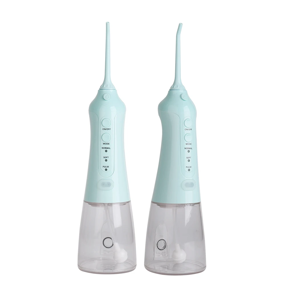 Family Travel Dental Irrigator Tooth Clean Electric Toothbrush Water Flosser with 3 Modes 4 Jet Tip