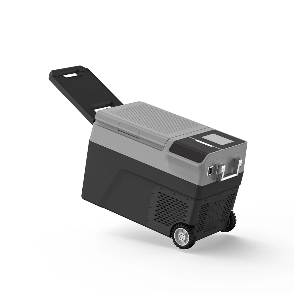 Portable Ice Maker Cooler Box Truck Fridge ABS 12V 24V Vehicle Refrigerator for Camping