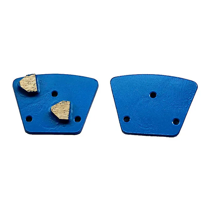 Hot Sale 2 Arrow Diamond Segments Metal Grinding Flooring Tools with 3 Holes