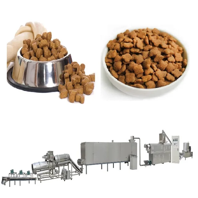 Animal Pet Dog Cat Feed Food Extrusion Making Machine Floating Fish Feed Pellet Equipment Production Line