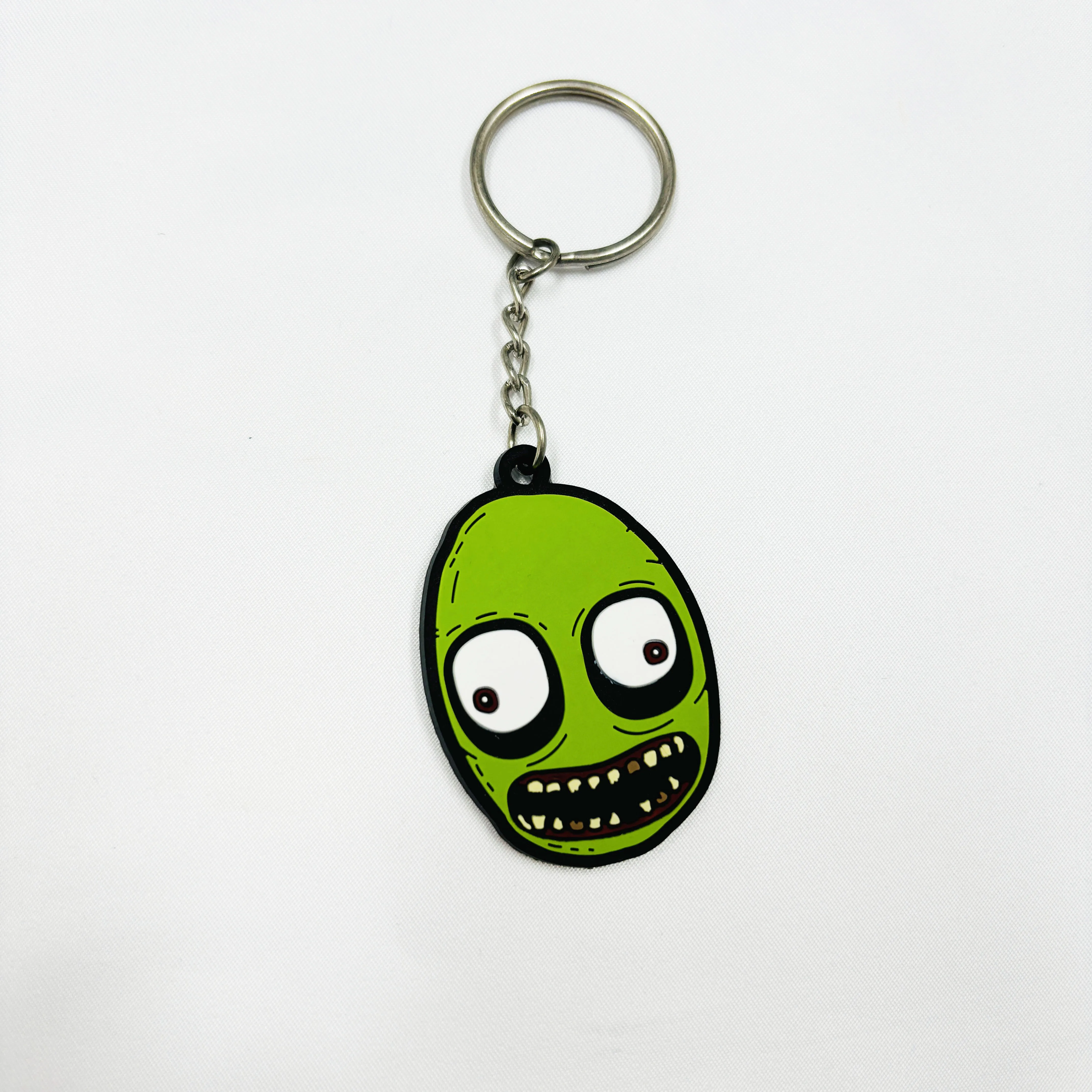 Custom Logo 2d Rubber Soft Pvc  rubber Keyring  Customized Brand PVC Key Chain