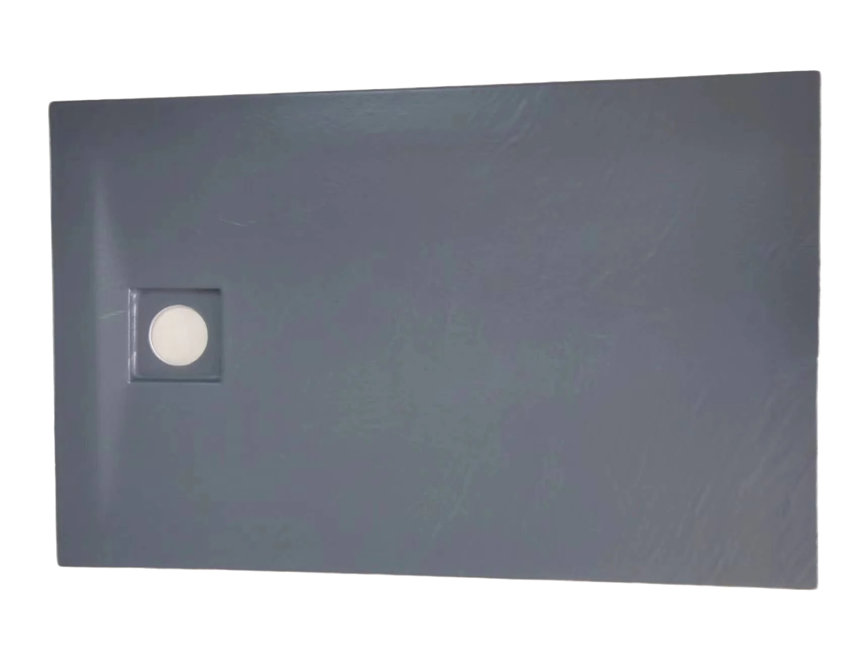 CE Certified 1000x700 mm Rectangle Rock Plate Pattern Bathroom Black Shower Rock Base Tray