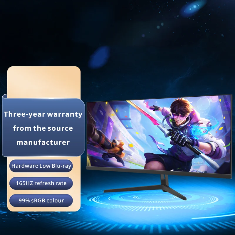 Super wide monitors 29 34 inches 165hz High refresh desktop gaming LED LCD monitor