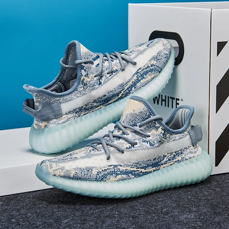 Yeezy 350 Wholesale Original Brand Sneakers Tenis Breathable Jogging Cushion Casual Running Shoes Reflective Yezzy Yeezy 350 V2