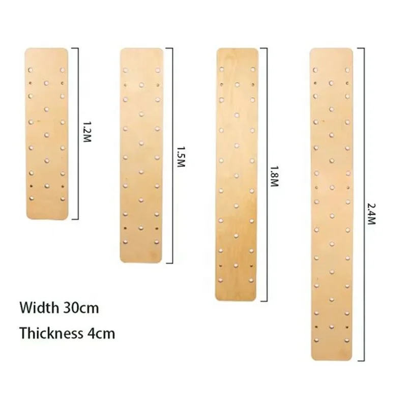 Hand Holds Peg Hole Board Climbing Frame Wooden Climbing Board
