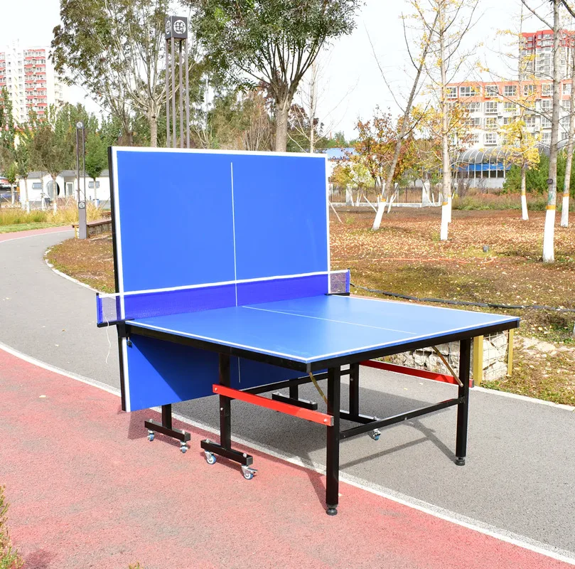Factory Direct Supply Double Folding Standard Size Pingpong Table Outdoor Table Tennis Table Waterproof