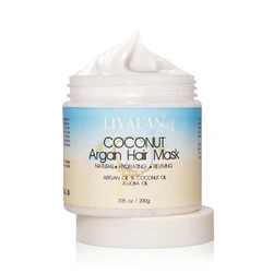 Organic Conditioner Coconut Argan Private Label Hair Spa Moisturizing Smoothing Hair Mask