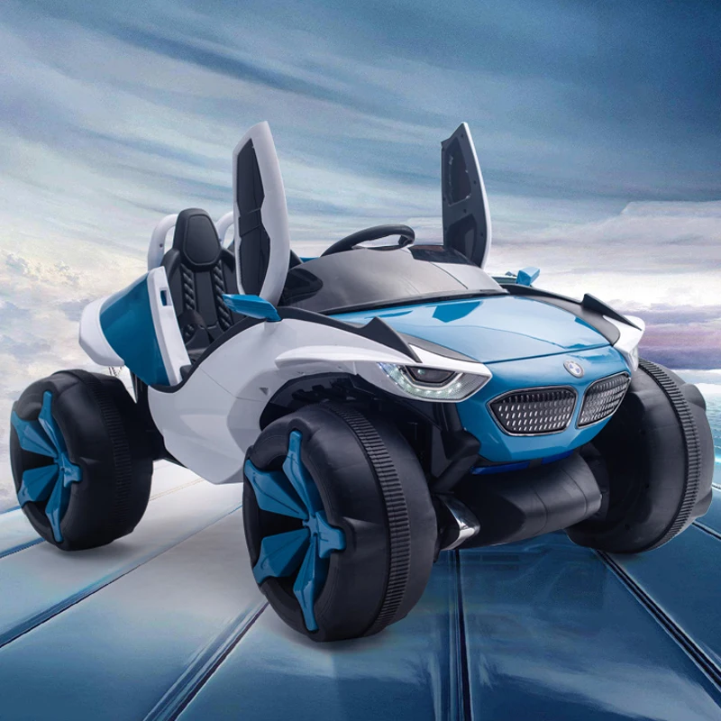 4 wheel new rc electric remote control for kids children adult ride on car dvd player mp3 player led lights audio seat covers