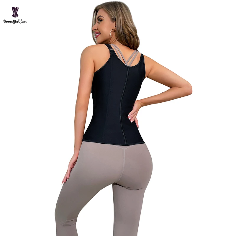 Plus Size XS To XXXL Faja Colombianas Strap Corset Woman Slimming Vests Smooth Latex Hook And Zipper Waist Trainer With 9 Robs