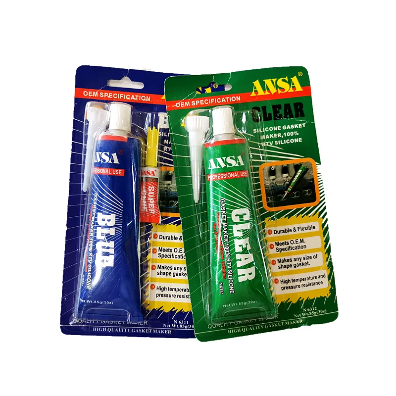 High Temperature car Grey  Shelka Brand 100 rtv silicone gasket maker