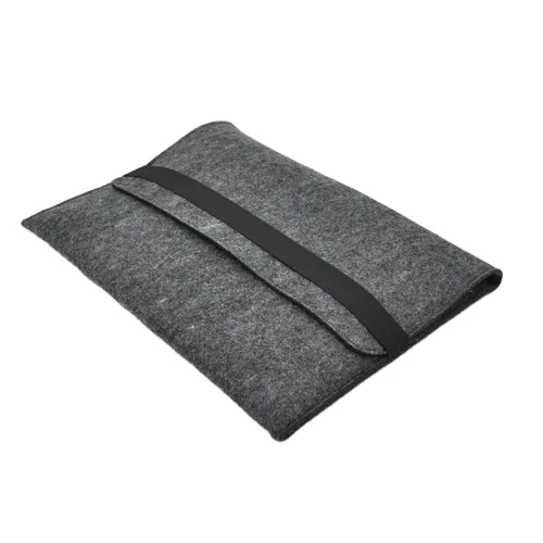 2022 Custom Grey Felt Laptop Bag Sleeve for Apple Book Tablet Notebook Ultrabook Case for Laptop Bags & Covers