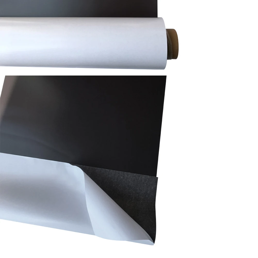 High Quality Magnetic Flexible Rubber Isotropic Magnet Vinyl A4 Sheet Roll Strong 3M Tape Adhesive Magnets rubber magnet