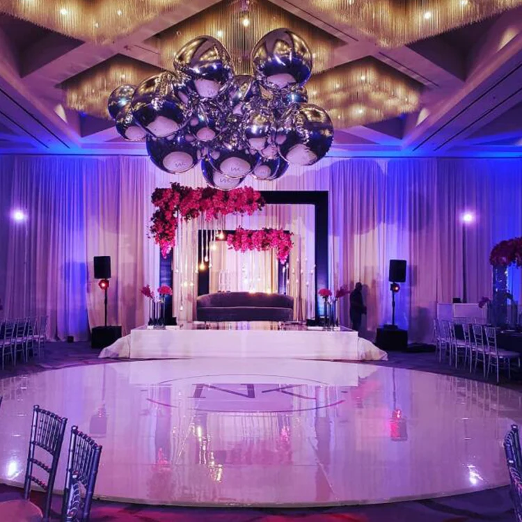 Wholesale portable outdoor wooden white wedding dance floor for events