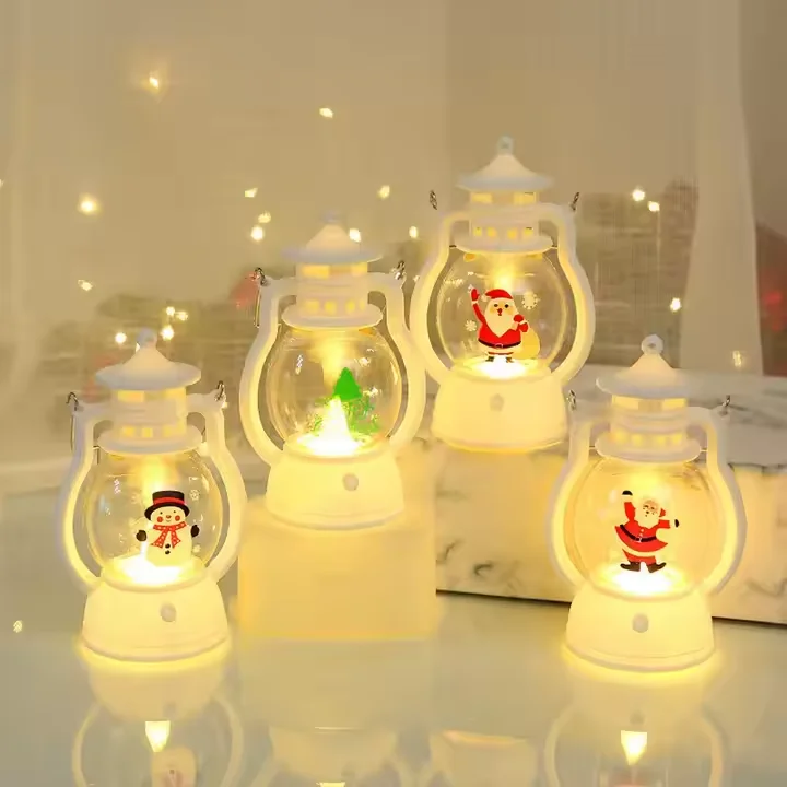 Wholesale Christmas Holiday Handheld Lamp Light Kerosene Lamp Retro Oil LED Lamp Thanksgiving Party Banquet Handheld Night Light