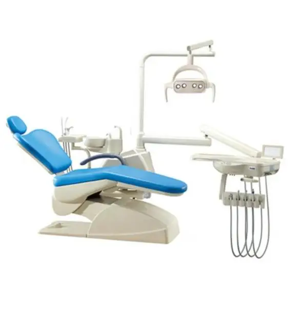 Dental equipment full set inbuilt compressor oral camera cushion foot control led lamp medical dental chair for dental