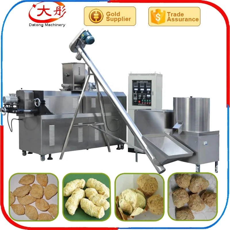 Soy Isolated Protein Production Line Tvp / Tsp Soya Botanic Protein Making Machine