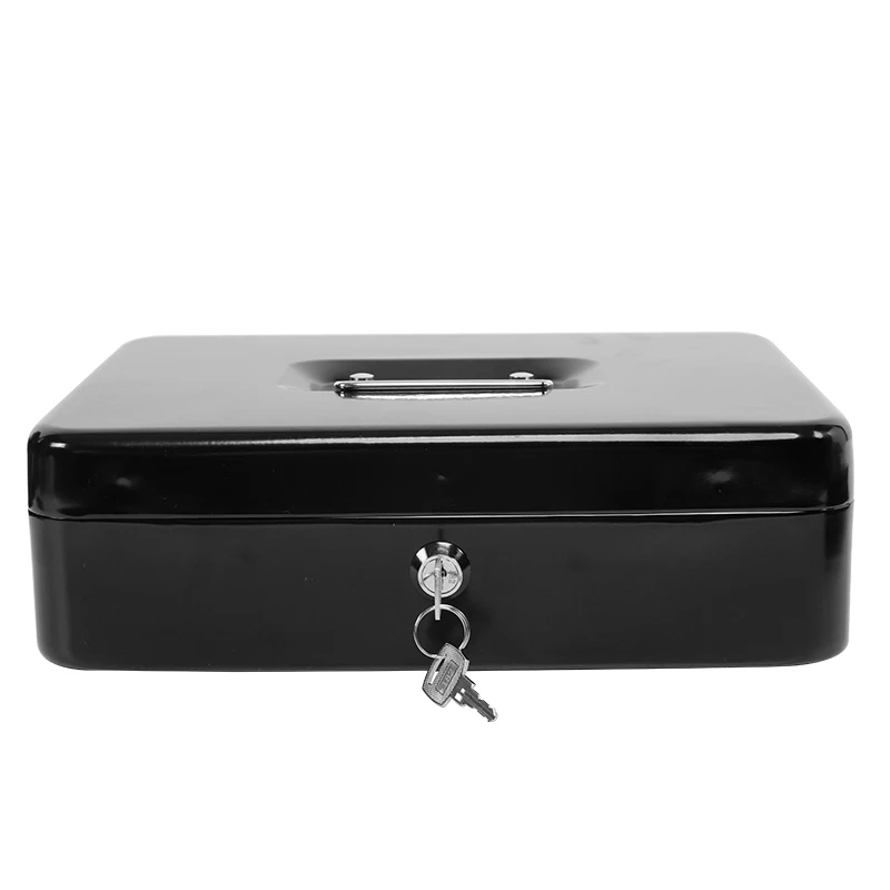 Красивый черный ящик для наличных денег/YOOBOX от производителя, металлический ящик для денег на заказ
