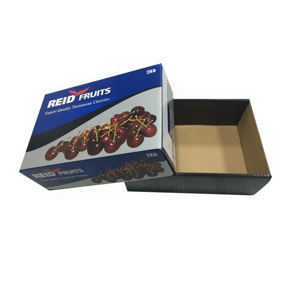 Fruit box packaging customized corrugated carton fruit tray