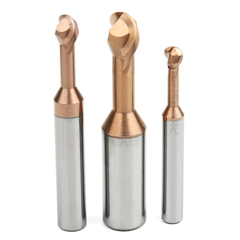 PHIPPS Arch Cutter tungsten steel carbide lollipop ball end mill solid carbide HRC55 cutting tool for mould steel