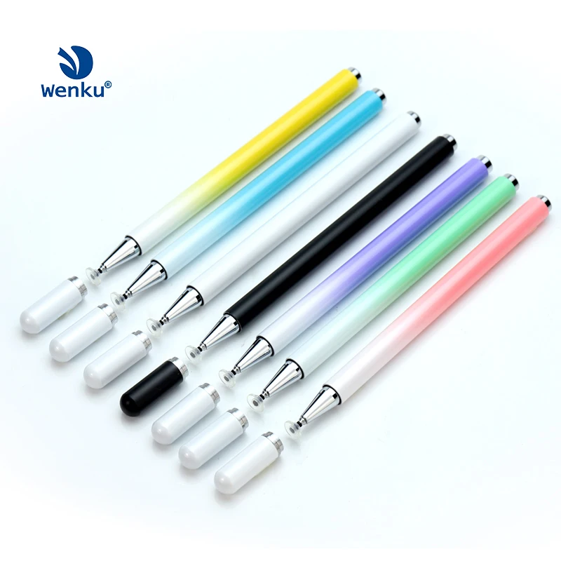 China factory disc tip transparent tip magnetic stylus pen for android touch pen promotional pen with magnetic