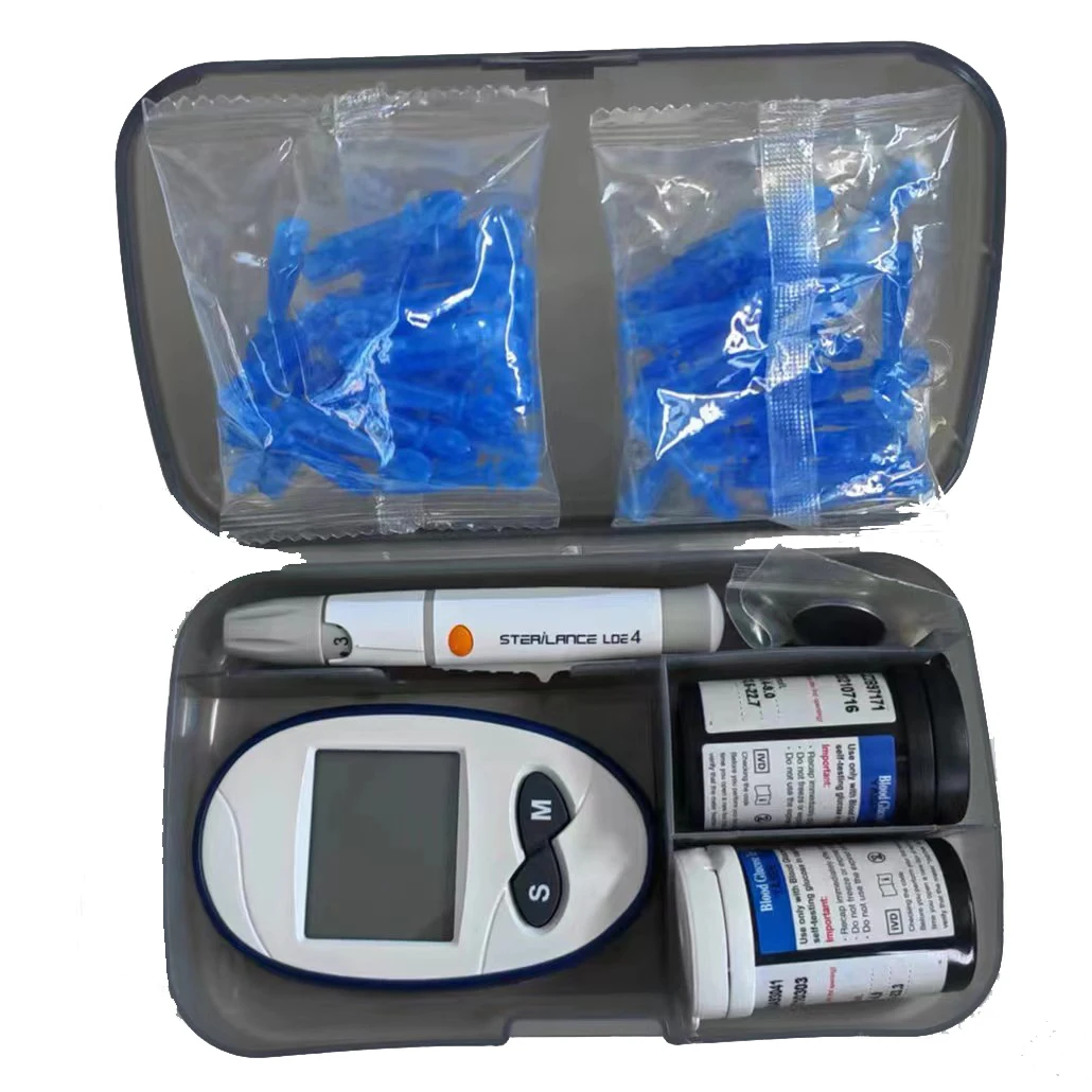 SZMIQU 50 pieces test strips and 50 pieces lancets blood Sugar machine Electronic Blood Glucose Meter