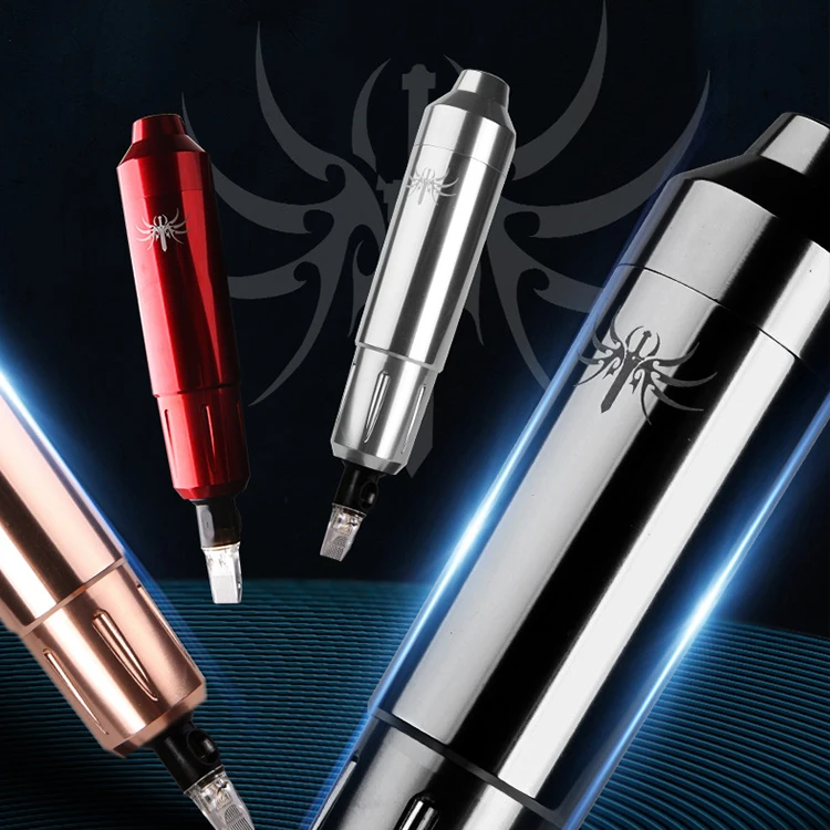 High Quality Wireless Power Supply Degradable Pen Sleeves Cartridge Needles Tattoo Grip Bandage Machine Set