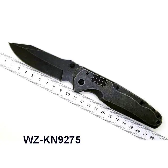 stainless steel material type professional camping folding pocket knifes survival knife