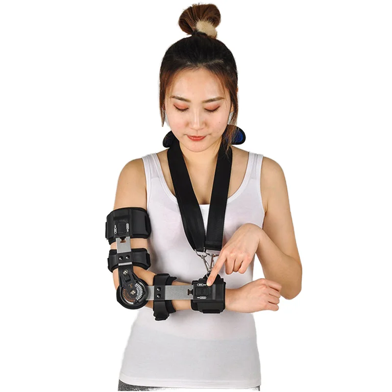 Adjustable Articulated Elbow Hinged Elbow Support Elbow orthosis for Post-Operative Injury Recovery