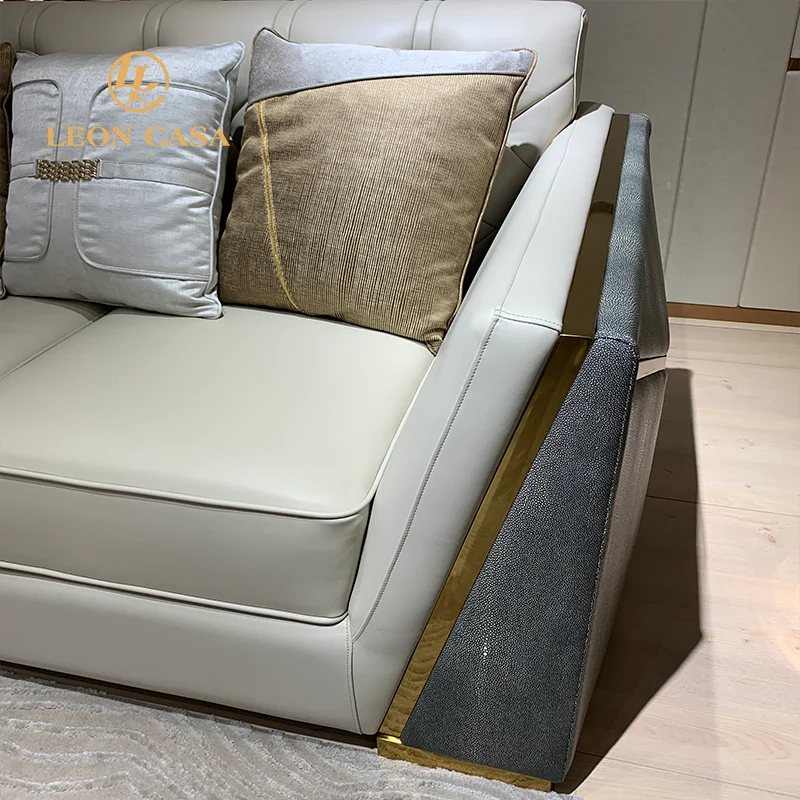 Wholesale Price Living Room  1 2 3 4 Seat Modern Hotel Sofas Leather Sectional Sofa Set Furniture